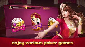 Antarmuka meja Texas Poker di aplikasi sersan bet dengan dealer langsung